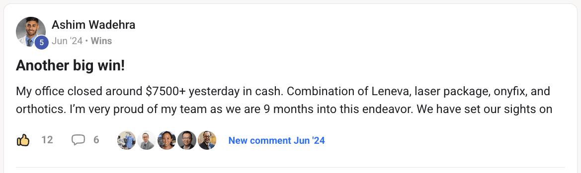 Screenshot: Ashim W., The pivot he needed.